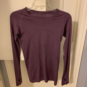 Purple lulu lemon shirt